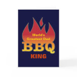 World's Greatest Dad BBQ KING cards