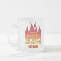 World's Greatest Dad BBQ KING Mugs