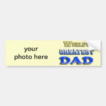 World's Greatest Dad Bumper Sticker