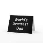 Worlds Greatest Dad cards