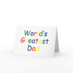 Worlds Greatest Dad cards