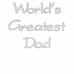World's Greatest Dad embroidered shirts