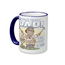 World's Greatest Dad Father's Day BBQ Gear Coffee Mugs