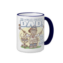 World's Greatest Dad Father's Day BBQ Gear Coffee Mugs