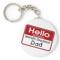 World's Greatest Dad Key Chain