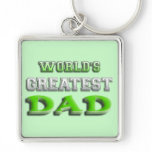 World's Greatest Dad keychains