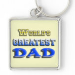 World's Greatest Dad keychains