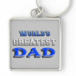 World's Greatest Dad keychains