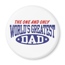 World's Greatest Dad Fridge Magnet