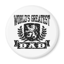 World's Greatest Dad Refrigerator Magnets