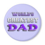 World's Greatest Dad magnets