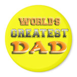 World's Greatest Dad magnets