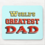 World's Greatest Dad mousepads