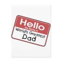 World's Greatest Dad Post Cards