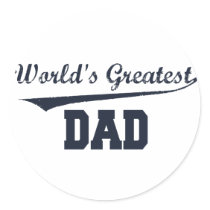 World's Greatest Dad Sticker