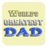 World's Greatest Dad stickers