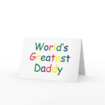 Worlds Greatest Daddy cards