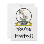 WORLDS GREATEST DADDY CARTOON invitations