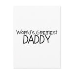 Worlds Greatest Daddy Post Cards