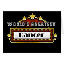 World's Greatest Dancer Card