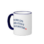 Worlds Greatest Daughter mugs
