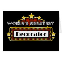 World's Greatest Decorator Cards