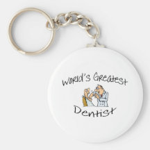 Worlds Greatest Dentist Open Wide Key Chains