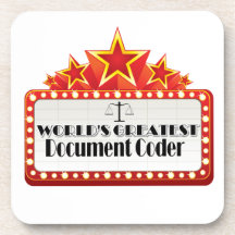World's Greatest Document Code Coaster