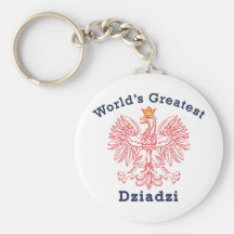 World's Greatest Dziadzi Eagle Keychains
