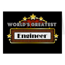 World's Greatest Engineer Card