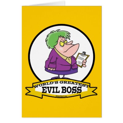 Evil Boss Cartoon
