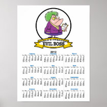 WORLDS GREATEST EVIL BOSS LADY CARTOON POSTERS