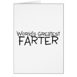 Worlds Greatest Farter Greeting Card