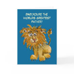 Worlds Greatest Fathers Day Card