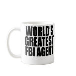 World's Greatest FBI Agent mugs