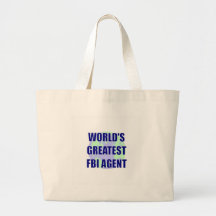 World's Greatest FBI Agent Tote Bag