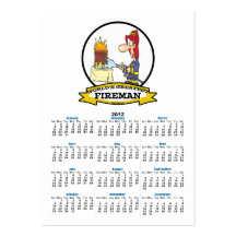 WORLDS GREATEST FIREMAN MEN CARTOON BUSINESS CARD TEMPLATES