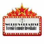 World's Greatest Forensic Computer Investigator photo sculptures