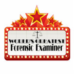 World's Greatest Forensic Examiner photo sculptures