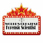World's Greatest Forensic Scientist photo sculptures