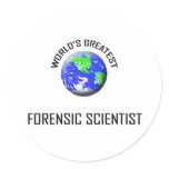 World's Greatest Forensic Scientist stickers