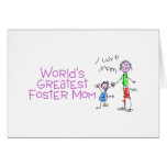 Worlds Greatest Foster Mom Card