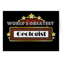 World's Greatest Geologist Cards