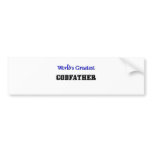 World's Greatest Godfather bumper stickers