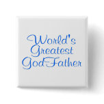 Worlds Greatest GodFather buttons
