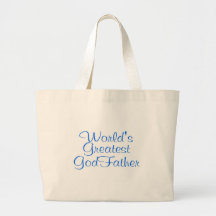 Worlds Greatest GodFather Canvas Bag