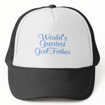 Worlds Greatest GodFather Trucker Hats