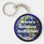 World's Greatest Godfather! Keychain