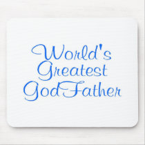 Worlds Greatest GodFather Mousepads