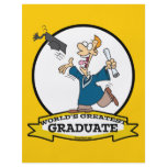 WORLDS GREATEST GRADUATE MALE CARTOON flyers